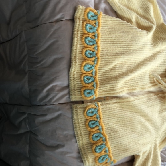 New Anthropologie Tie Top. ๐ handmade. S/Med. Maeve. No tag ๐. Darling - Picture 4 of 10